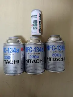 HFC-134a エアコンガス3本 ＋蛍光剤入りエアコンオイル — image 1