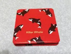 Killer Whale シャチ柄 コンパクトミラー — image 1
