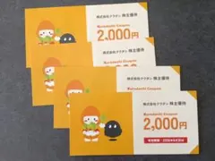 【投げ売り】クラダシ株主優待券 8000円分 — image 1