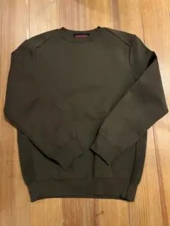 BRIEFING WILLLOUNGE クルーネック ニット オリーブ M — image 1