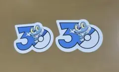 ケロマツ　ポケモン 30周年　コロコロ　シール　2枚 — image 1