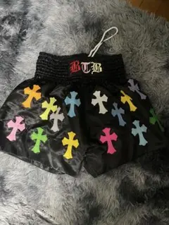 BTB マルチカラークロス刺繍 ボクシングショーツ — image 1