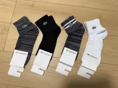 LACOSTE ラコステ メンズソックス 4足セット 25~27cm夏用・通気性 — image 1