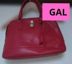 GAL　レッド ハンドバッグ 南京錠付き — image 1