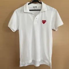 PLAY COMME des GARCONS ギャルソン ポロシャツ ホワイト — image 1