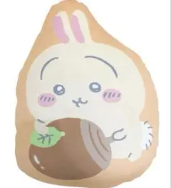 ちいかわ ダイカット クッション うさぎ モリシタ 新品 プリン どんぐり 匿名 — image 1