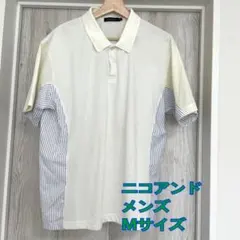 niko and... ニコアンド 異素材切り替えポロシャツ シャツ Mサイズ — image 1
