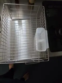 ヨシカワ 水切りラック ステンレス 幅36cm×奥行27cm 1~2人用 — image 1