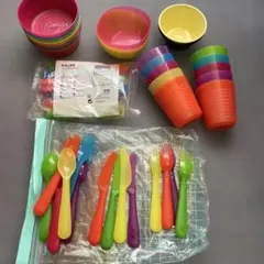 IKEA KALAS 子ども用食器セット 多色 — image 1