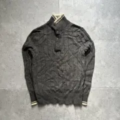 BANANA REPUBLIC ニット ハイネック M グレー イタリアンヤーン — image 1