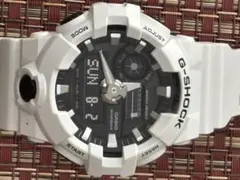 CASIO G-SHOCK ホワイト アナデジ GA-700 — image 1