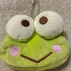 けろけろけろっぴ サンリオ ぬいぐるみポーチ ボールチェーン付き カエル — image 1