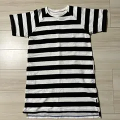 ストライプ 半袖ワンピース 145-155cm — image 1