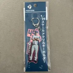 日ハム　大塚瑠晏 選手　背番号49 1/25スケールアクリルキーホルダー — image 1