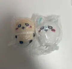 モモンガ　ラッコ　おすわりぬいぐるみ2 2点セット — image 1