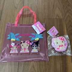 サンリオキャラクターズ PVCバッグ＆ハローキティ キーチェーン — image 1