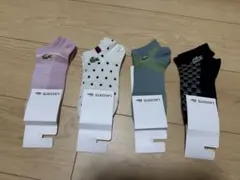 LACOSTE ラコステ アンクルソックス 4足セット 特価品 一着限リ — image 1