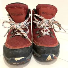 コロンビア　登山靴　トレッキングシューズ　サイズ19cm 赤　子供用　ハイカット — image 1