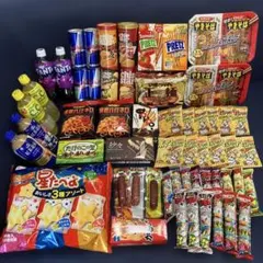 【56点セット】ジュースカップ麺お菓子まとめ売り（総額約6,500円相当） — image 1