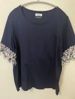COOHEM for PARIGOT ツイード袖 Tシャツ — image 1