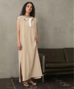 【新品未使用】stroove ワンピース　コットン100% ベージュ — image 1