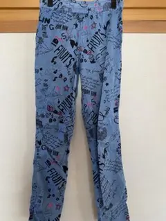 ScoLar スカラー 総柄 カジュアルパンツ デニム風 — image 1