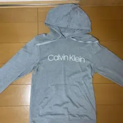 Calvin Klein プルオーバーパーカー グレー drip ヤリラフィー — image 1
