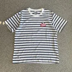 【E2】 CHUMS ボーダー Tシャツ Lサイズ — image 1