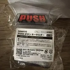 SANKYO PUSHボタン キーホルダー 2個セット — image 1