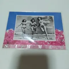 レトロなビーチ写真 ポストカード SUMMER — image 1