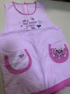 ピンクパンサー エプロン チェック柄 — image 1