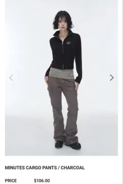 韓国製 ASON アズオン MINUTES CARGO PANTS S — image 1