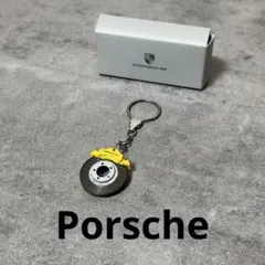 【極美品】Porsche ブレーキディスク キーホルダー イエロー — image 1