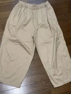 SEASON REASON コクーンワイドパンツ ベージュ LLサイズ — image 1