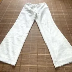 ホフホワイト イージーパンツ　裏地付き — image 1