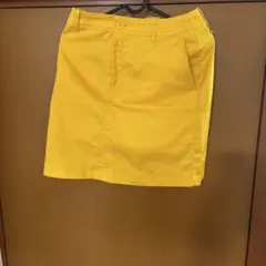 初めてのいいね記念17/2まで、180円引き！イエロー ミニスカート コットン素 — image 1