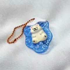 もっちりアニマル　水中のぞき見マスコット 【シロクマ】 — image 1