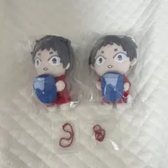 フリューくじ ハイキュー D賞 ぬいぐるみマスコット 福永招平 × 2個 — image 1