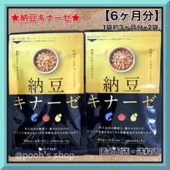 【納豆キナーゼ】【シードコムス】【サプリ】★【2袋・6ヶ月分】【メルカリ便】 — image 1