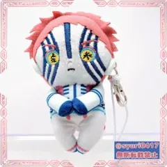 鬼滅の刃 猗窩座 ちょっこりさん ぬいぐるみキーチェーン 新品未使用【希少】 — image 1