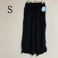 ワイドパンツ ウエストゴム 接触冷感 ひんやり バギーパンツ レーヨン100 — image 1