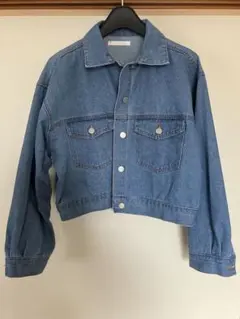 セール　ライトブルー デニムジャケット ほぼ新品 — image 1
