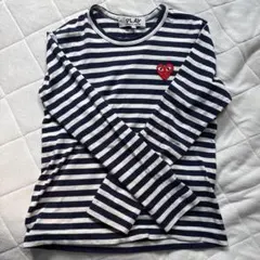 PLAY COMME des GARCONS ボーダー長袖Tシャツ — image 1