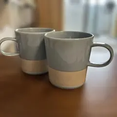 ちょっとお値下げ。Francfrancツートンカラー マグカップ 2個セット — image 1