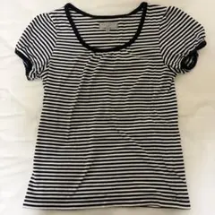 最終値下げ‼️ボーダー 半袖 Tシャツ 森ガール — image 1