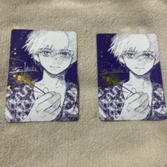 【2枚セット】東京喰種 石田スイ 金木研 ナツコミ メタキラカード — image 1