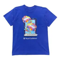 USA 古着 90S ロイヤルカリビアン ヴィンテージ Tシャツ 熱帯魚 — image 1
