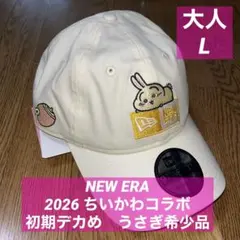 NEW ERA ちいかわコラボ　9TWENTY キャップ うさぎ大人サイズL〜M — image 1
