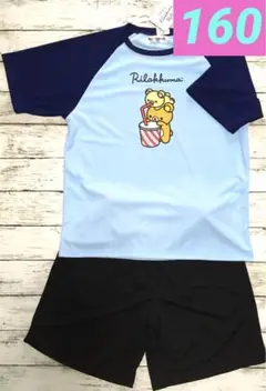 Rilakkuma リラックマ Tシャツ サックス 160 — image 1