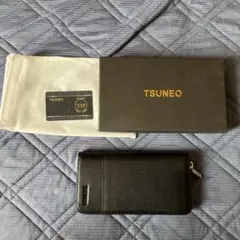 TSUNEO 長財布 ブラック ラウンドファスナー — image 1